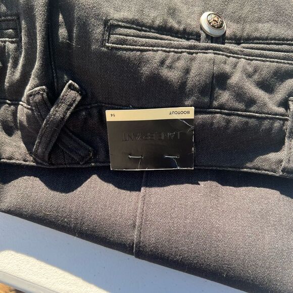 Lane Bryant Dark Gray Flare Pants - Picture 4 of 4